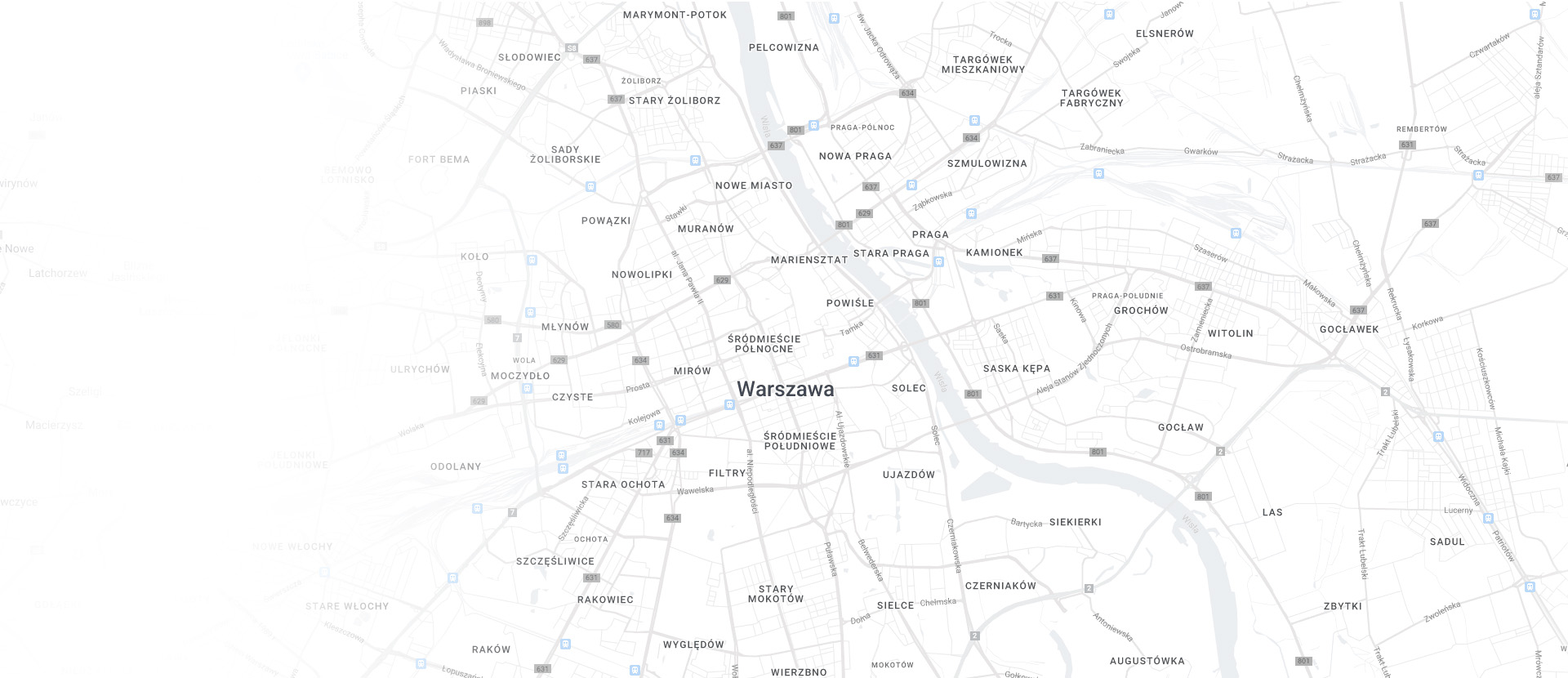 Mapa dojazdu do salonu dealera Aston Martin Warszawa